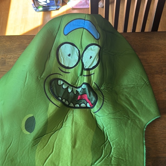 Spirit Halloween Rick and Morty pickle Rick costume adult on size used - Picture 4 of 5